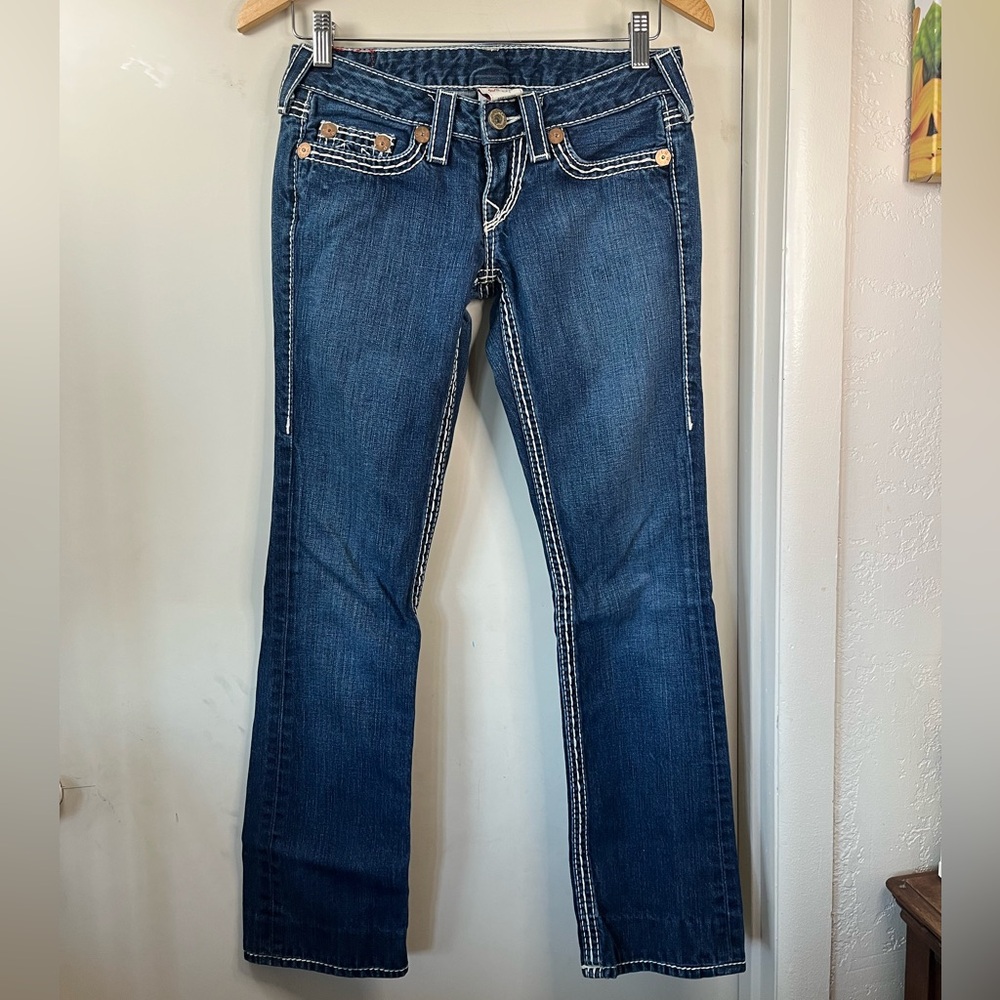 True Religion Dark Blue Boot Cut Jeans